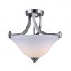 New 😍 Patriot Lighting® Dee Brushed Nickel 2-Light Semi-Flush Mount Ceiling Light 👍 1 New 😍 Patriot Lighting® Dee Brushed Nickel 2-Light Semi-Flush Mount Ceiling Light 👍 -Patriot Lighting Sales 3518505