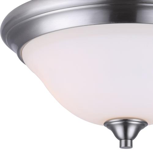 Hot Sale 🎁 Patriot Lighting® Dee Brushed Nickel 2-Light Flush Mount Ceiling Light 😍 4 Hot Sale 🎁 Patriot Lighting® Dee Brushed Nickel 2-Light Flush Mount Ceiling Light 😍 - Image 2