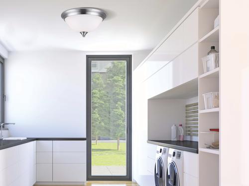 Hot Sale 🎁 Patriot Lighting® Dee Brushed Nickel 2-Light Flush Mount Ceiling Light 😍 5 Hot Sale 🎁 Patriot Lighting® Dee Brushed Nickel 2-Light Flush Mount Ceiling Light 😍 - Image 3