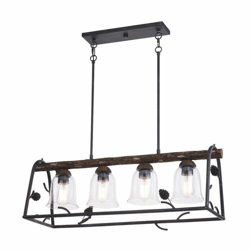 Discount 🔥 Patriot Lighting® Spruce Black Walnut 4-Light Island Light ❤️ 3 Discount 🔥 Patriot Lighting® Spruce Black Walnut 4-Light Island Light ❤️