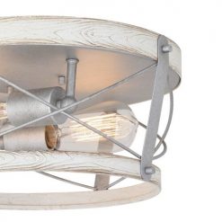 Promo 👏 Patriot Lighting® Bea White Wash Faux Wood & Galvanized 2-Light Flush Mount Ceiling Light 🎉 10 Promo 👏 Patriot Lighting® Bea White Wash Faux Wood & Galvanized 2-Light Flush Mount Ceiling Light 🎉 -Patriot Lighting Sales 3518607 Alt2