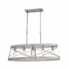 Deals ⌛ Patriot Lighting® Bea White Wash Faux Wood And Galvanized 5-Light Island Light 🎉 -Patriot Lighting Sales 3518608 Master