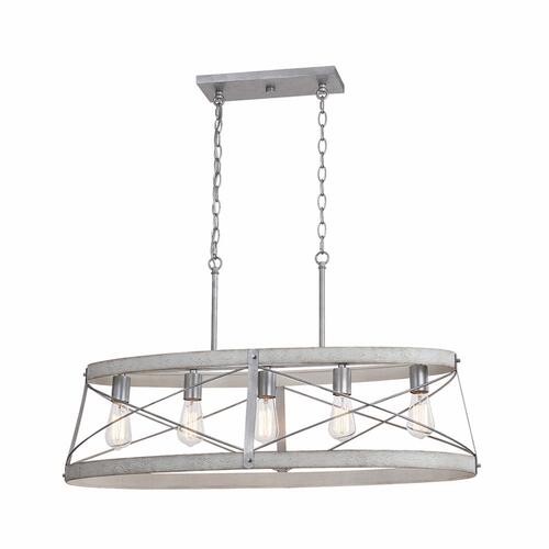 Deals ⌛ Patriot Lighting® Bea White Wash Faux Wood And Galvanized 5-Light Island Light 🎉 3 Deals ⌛ Patriot Lighting® Bea White Wash Faux Wood And Galvanized 5-Light Island Light 🎉