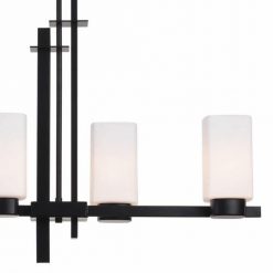 Flash Sale ✔️ Patriot Lighting® Michael Matte Black 4-Light Island Light ✨ -Patriot Lighting Sales 3518613 Alt2