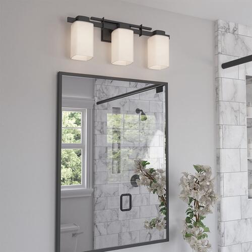 Cheapest ⭐ Patriot Lighting® Michael Matte Black 3-Light Vanity Light 😍 4 Cheapest ⭐ Patriot Lighting® Michael Matte Black 3-Light Vanity Light 😍 - Image 2