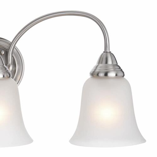 New 😍 Patriot Lighting® Chesley Satin Nickel 3-Light Vanity Light 🎁 5 New 😍 Patriot Lighting® Chesley Satin Nickel 3-Light Vanity Light 🎁 - Image 3