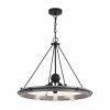 New 🎁 Patriot Lighting® Clint Textured Black And Weathered Gray Faux Wood 5-Light Pendant 🥰 2 New 🎁 Patriot Lighting® Clint Textured Black And Weathered Gray Faux Wood 5-Light Pendant 🥰 -Patriot Lighting Sales 3518623 Master