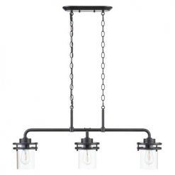 Buy 💯 Patriot Lighting® Joska Matte Black 3-Light Island Light 🎁