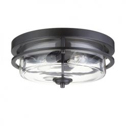 Wholesale 👍 Patriot Lighting® Joska Matte Black 2-Light Flush Mount Ceiling Light 🎉 -Patriot Lighting Sales 3518635 20732 lowoffb