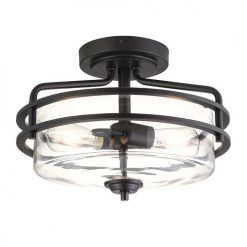 New 🥰 Patriot Lighting® Joska Matte Black 2-Light Semi-Flush Mount Ceiling Light 🧨 11 New 🥰 Patriot Lighting® Joska Matte Black 2-Light Semi-Flush Mount Ceiling Light 🧨 -Patriot Lighting Sales 3518637 20731 main b