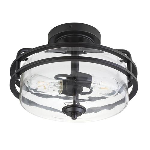 New 🥰 Patriot Lighting® Joska Matte Black 2-Light Semi-Flush Mount Ceiling Light 🧨 3 New 🥰 Patriot Lighting® Joska Matte Black 2-Light Semi-Flush Mount Ceiling Light 🧨