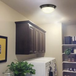 Budget 😀 Patriot Lighting® Karter Bronze Integrated LED Flush Mount Ceiling Light 🌟 7 Budget 😀 Patriot Lighting® Karter Bronze Integrated LED Flush Mount Ceiling Light 🌟 -Patriot Lighting Sales 3518651 Alt2 Scene