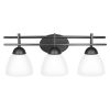 Budget ✨ Patriot Lighting® Meila 3-Light Matte Black Integrated LED Vanity Light 👏 -Patriot Lighting Sales 3518654 Master2