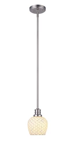 Brand new ⌛ Patriot Lighting® Mannix Brushed Nickel 1-Light Mini Pendant 👏 3 Brand new ⌛ Patriot Lighting® Mannix Brushed Nickel 1-Light Mini Pendant 👏