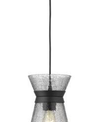 Brand new 🧨 Patriot Lighting® Abelia Black 1-Light Pendant ❤️ -Patriot Lighting Sales 3518666 P ALT1