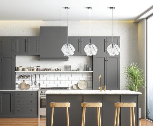 Coupon 😀 Patriot Lighting® Icelyn Chrome 1-Light Pendant 🌟 4 Coupon 😀 Patriot Lighting® Icelyn Chrome 1-Light Pendant 🌟 - Image 2