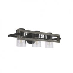 Brand new 🔔 Patriot Lighting® Lizzie Matte Black 3-Light Vanity Light 🎉 -Patriot Lighting Sales 3518701 CMYK Angle
