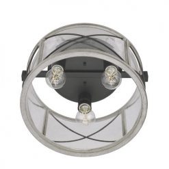 New 🔥 Patriot Lighting® Lizzie Matte Black 3-Light Flush Mount Ceiling Light 😀 10 New 🔥 Patriot Lighting® Lizzie Matte Black 3-Light Flush Mount Ceiling Light 😀 -Patriot Lighting Sales 3518702 CMYK Bottom