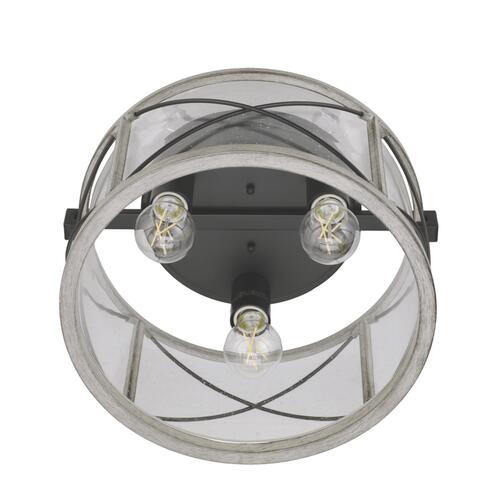 New 🔥 Patriot Lighting® Lizzie Matte Black 3-Light Flush Mount Ceiling Light 😀 5 New 🔥 Patriot Lighting® Lizzie Matte Black 3-Light Flush Mount Ceiling Light 😀 - Image 3
