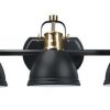 Top 10 🔥 Patriot Lighting® Ryann Matte Black 3-Light Vanity Light 🌟 -Patriot Lighting Sales 3518728 P SF