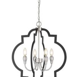 Deals 🛒 Patriot Lighting® Tamara Black 4-Light Pendant 😉 -Patriot Lighting Sales 3518731 P Alt