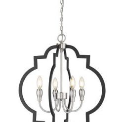 Deals 🛒 Patriot Lighting® Tamara Black 4-Light Pendant 😉 -Patriot Lighting Sales 3518731 P FR 1