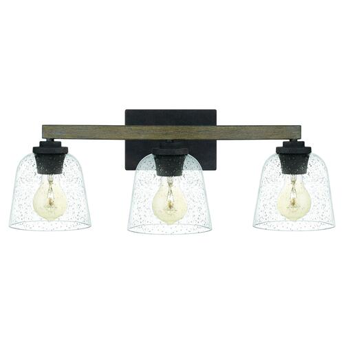 Outlet 💯 Patriot Lighting® Danae Matte Black 3-Light Vanity Light 💯 4 Outlet 💯 Patriot Lighting® Danae Matte Black 3-Light Vanity Light 💯 - Image 2
