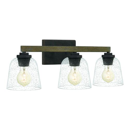 Outlet 💯 Patriot Lighting® Danae Matte Black 3-Light Vanity Light 💯 5 Outlet 💯 Patriot Lighting® Danae Matte Black 3-Light Vanity Light 💯 - Image 3