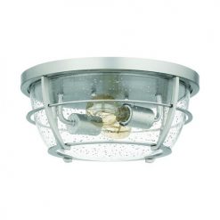 Coupon ✨ Patriot Lighting® Haley Brushed Nickel 2-Light Flush Mount Ceiling Light 👍 -Patriot Lighting Sales 3518733 Alt2V1