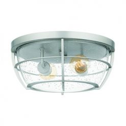 Coupon ✨ Patriot Lighting® Haley Brushed Nickel 2-Light Flush Mount Ceiling Light 👍 -Patriot Lighting Sales 3518733 Alt4V1