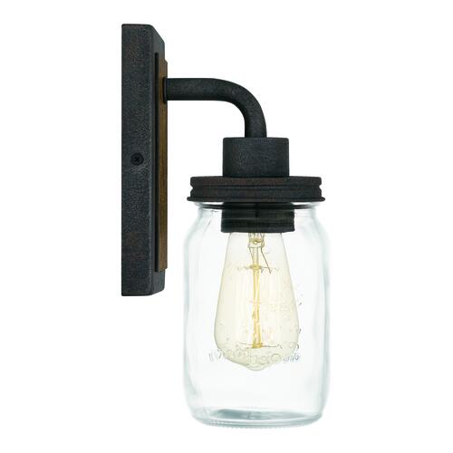 Budget 🛒 Patriot Lighting® Wheland Matte Black 1-Light Vanity Light ❤️ 6 Budget 🛒 Patriot Lighting® Wheland Matte Black 1-Light Vanity Light ❤️ - Image 4