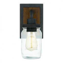 Budget 🛒 Patriot Lighting® Wheland Matte Black 1-Light Vanity Light ❤️