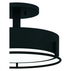 Best deal 😀 Patriot Lighting® Devak Matte Black Integrated LED Semi-Flush Mount Ceiling Light 🔥 19 Best deal 😀 Patriot Lighting® Devak Matte Black Integrated LED Semi-Flush Mount Ceiling Light 🔥 -Patriot Lighting Sales 3518738 Alt9V1