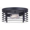Discount 🛒 Patriot Lighting® Gabel Matte Black 2-Light Flush Mount Ceiling Light 🎉 -Patriot Lighting Sales 3518739 P