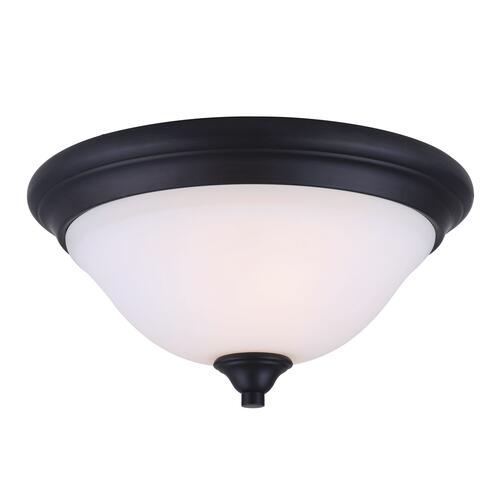 Hot Sale ❤️ Patriot Lighting® Dee Rubbed Antique Bronze 2-Light Flush Mount Ceiling Light 😀 4 Hot Sale ❤️ Patriot Lighting® Dee Rubbed Antique Bronze 2-Light Flush Mount Ceiling Light 😀 - Image 2