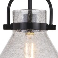 Best deal 🎁 Patriot Lighting® Renley Black 1-Light Semi-Flush Mount Ceiling Light ✔️ -Patriot Lighting Sales 3518773 Alt4