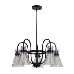 Deals 🔥 Patriot Lighting® Renley Black 5-Light Chandelier ✨ -Patriot Lighting Sales 3518775 Alt1