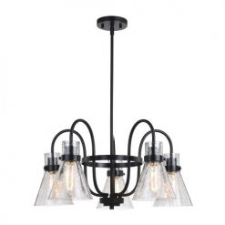 Deals 🔥 Patriot Lighting® Renley Black 5-Light Chandelier ✨ -Patriot Lighting Sales 3518775 Alt3