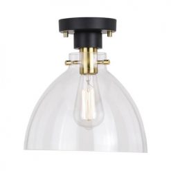 New 😉 Patriot Lighting® Kenzie Matte Black & Gold 1-Light Semi-Flush Mount Ceiling Light 🧨 11 New 😉 Patriot Lighting® Kenzie Matte Black & Gold 1-Light Semi-Flush Mount Ceiling Light 🧨 -Patriot Lighting Sales 3518777 Alt2