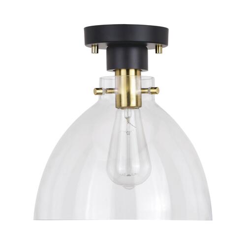 New 😉 Patriot Lighting® Kenzie Matte Black & Gold 1-Light Semi-Flush Mount Ceiling Light 🧨 3 New 😉 Patriot Lighting® Kenzie Matte Black & Gold 1-Light Semi-Flush Mount Ceiling Light 🧨