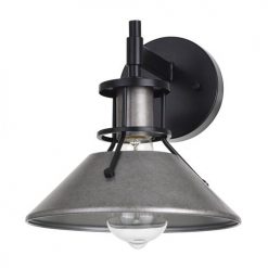 Best reviews of ⌛ Patriot Lighting® Ashtyn Matte Black & Charcoal Patina 1-Light Vanity Light 🤩 -Patriot Lighting Sales 3518780 Alt2