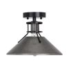 Cheapest 😉 Patriot Lighting® Ashtyn Matte Black & Charcoal Patina 1-Light Semi-Flush Mount Ceiling Light 🔥 -Patriot Lighting Sales 3518782 Master