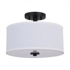 Promo 👍 Patriot Lighting® Fabian Bronze 2-Light Semi-Flush Mount Ceiling Light 🎉 -Patriot Lighting Sales 3518801 Alt1