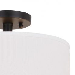 Promo 👍 Patriot Lighting® Fabian Bronze 2-Light Semi-Flush Mount Ceiling Light 🎉 -Patriot Lighting Sales 3518801 Alt4