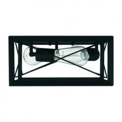 Flash Sale ⌛ Patriot Lighting® Carah Matte Black 3-Light Flush Mount Ceiling Light 🌟 -Patriot Lighting Sales 3518804 Alt7