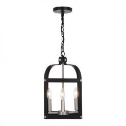Top 10 🎉 Patriot Lighting® Jazel Matte Black & Brushed Nickel 4-Light Pendant 😀 -Patriot Lighting Sales 3518805 Alt2
