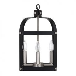 Top 10 🎉 Patriot Lighting® Jazel Matte Black & Brushed Nickel 4-Light Pendant 😀 -Patriot Lighting Sales 3518805 Alt3