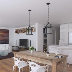 Top 10 🎉 Patriot Lighting® Jazel Matte Black & Brushed Nickel 4-Light Pendant 😀 -Patriot Lighting Sales 3518805 Alt7