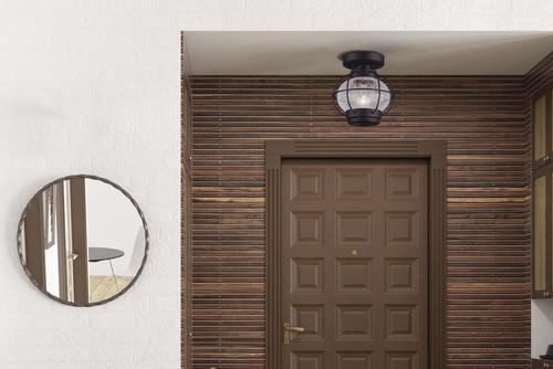 Flash Sale 🌟 Patriot Lighting® Potter Oil-Rubbed Bronze 1-Light Flush Mount Ceiling Light ⭐ 5 Flash Sale 🌟 Patriot Lighting® Potter Oil-Rubbed Bronze 1-Light Flush Mount Ceiling Light ⭐ - Image 3