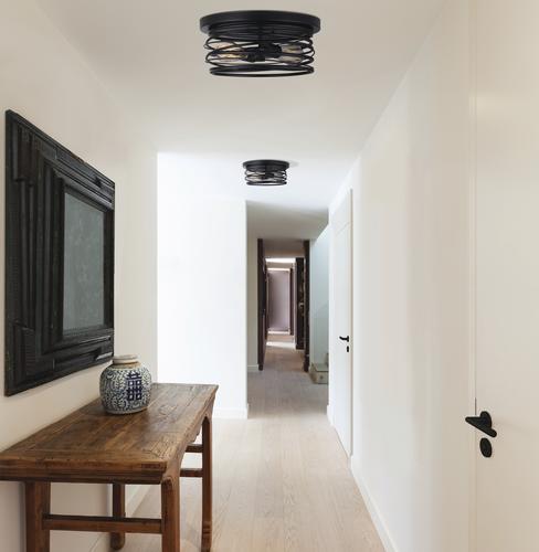 Best Pirce 🛒 Patriot Lighting® Ryland Matte Black 2-Light Flush Mount Ceiling Light 👏 5 Best Pirce 🛒 Patriot Lighting® Ryland Matte Black 2-Light Flush Mount Ceiling Light 👏 - Image 3